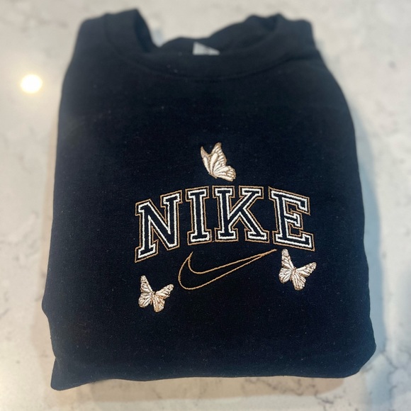 Embroidered Nike Butterfly Crewneck - Picture 2 of 5
